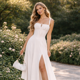 Corset Milkmaid Midi Dress
