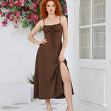 Corset Milkmaid Midi Dress