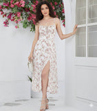 Corset Milkmaid Midi Dress