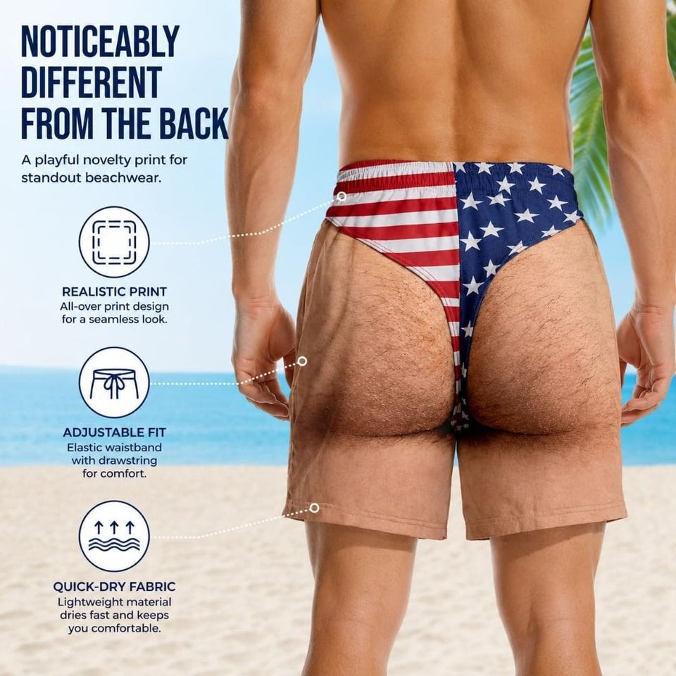 Patriot Prank Swim Trunks
