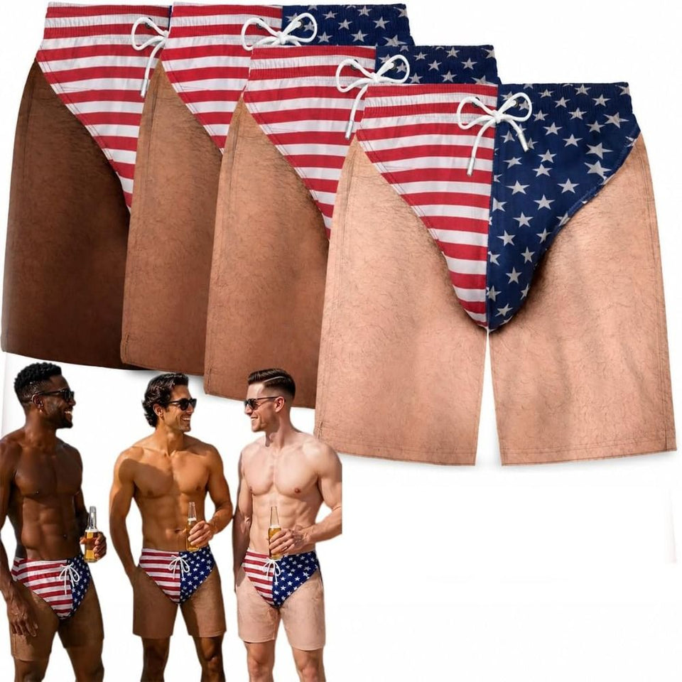 Patriot Prank Swim Trunks